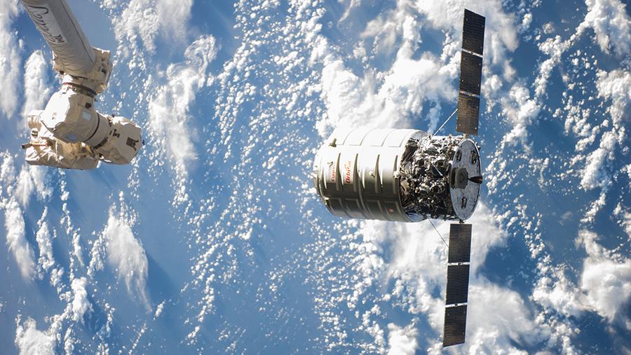 Cápsula Cygnus chegou à Estação Espacial Internacional