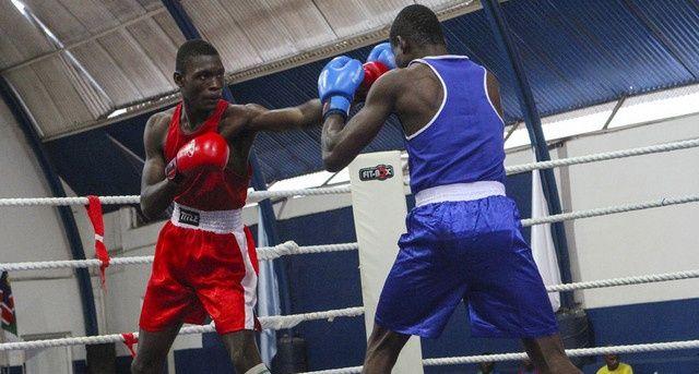Reata modalidade de Boxe  na Beira num torneio com cinquenta pugilistas