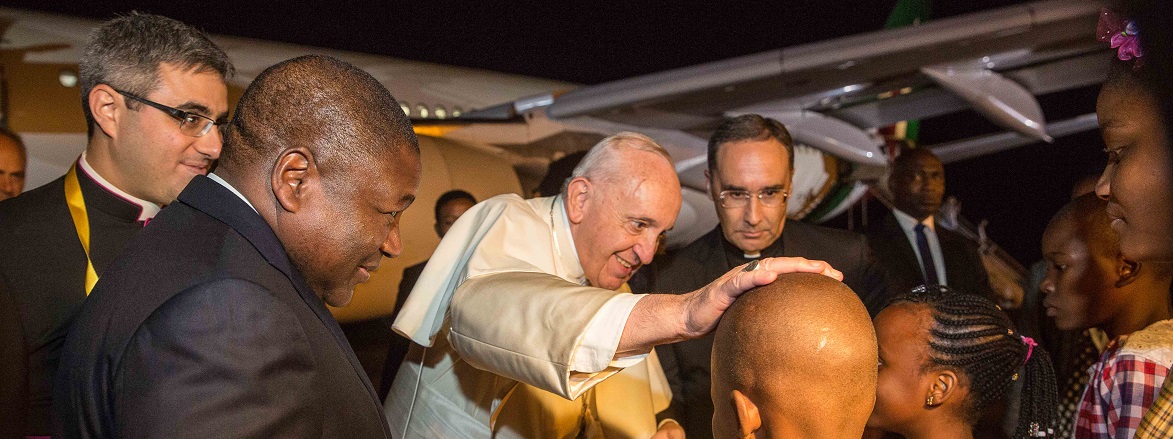 Papa Francisco está em Moçambique