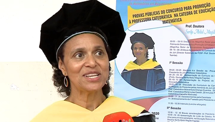 Safira Fagilde é 1ª Professara Catedrática em Educação em Matemática