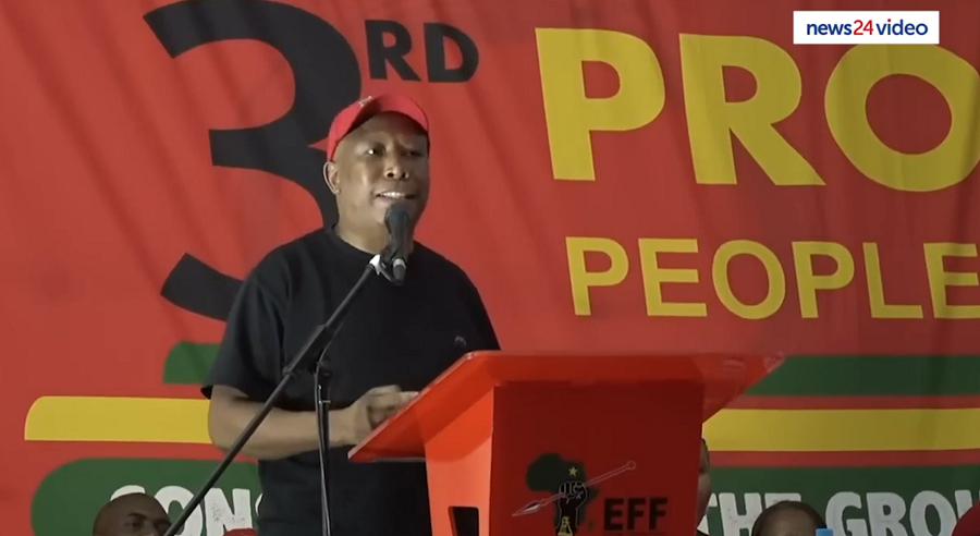 África do Sul: Julius Malema indiciado no crime de incitação à violência e discurso de ódio