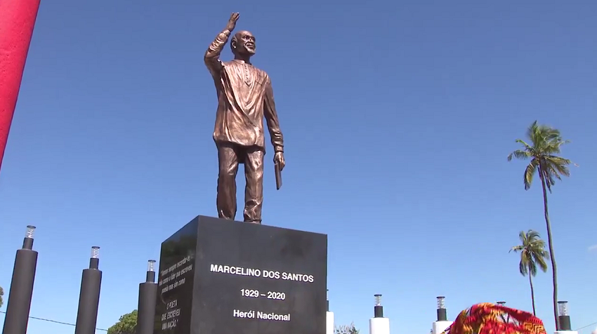 Monumento imortaliza memória de Marcelino dos Santos em Lumbo