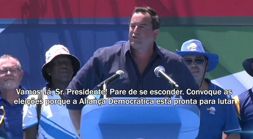 Eleições Gerais na África do Sul: Partido Aliança Democrática anuncia plano de “resgate” do país