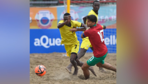 COSAFA-2024: Selecção de futebol de praia estreia-se com derrota frente a congénere  de marrocos (5-2)