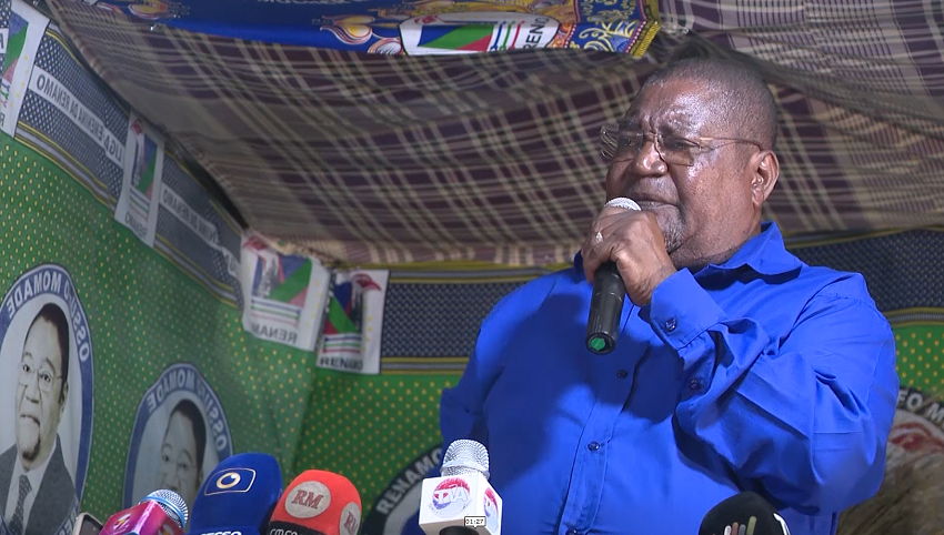 Ossufo Momade em Pemba:Candidato reitera que for eleito vai trabalhar para acabar com o terrorismo