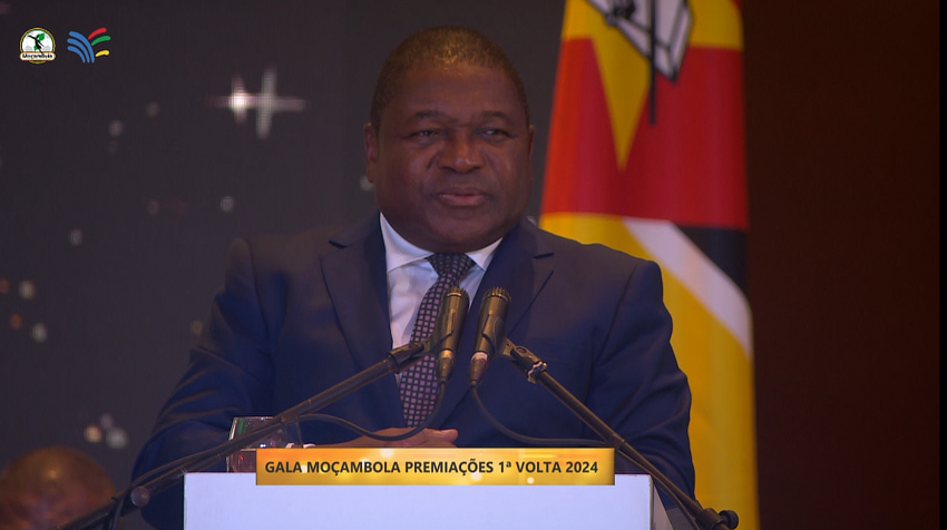 Gala Moçambola 2024:Presidente da República partilha experiência como gestor desportivo