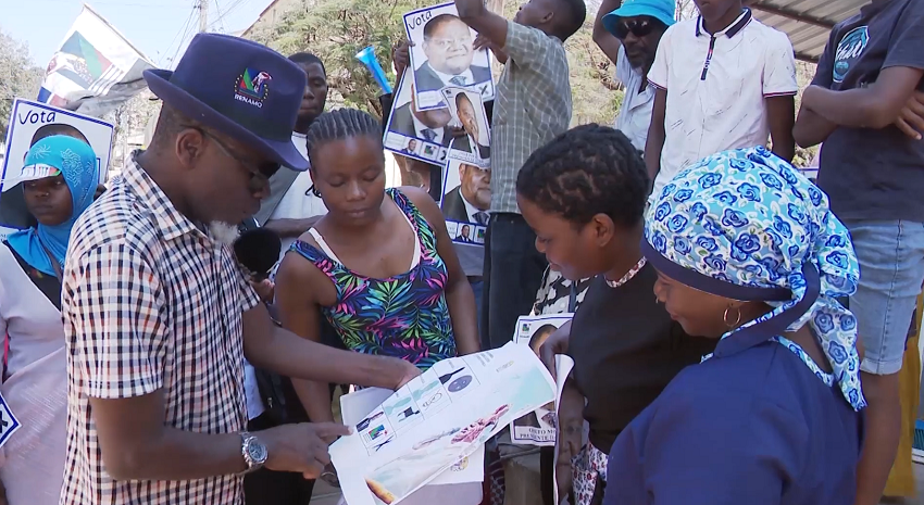 Renamo na cidade de Nampula: Partido foi à zona cimento convencer os eleitores a votar em Ossufo Momade