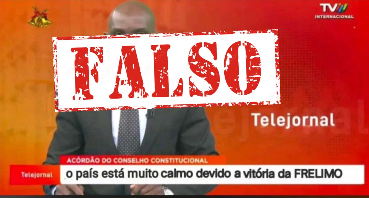 Manipulação de imagens com a identidade da TVM:Canal público denuncia campanha de desinformação nas redes sociais