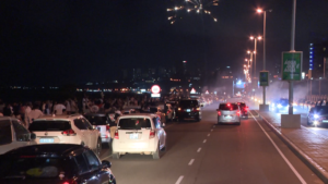 Transição de ano em Maputo: Citadinos lotaram a marginal a celebrarem a passagem de ano